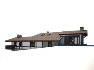 cottage house Modèle 3D