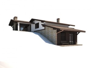 cottage house Modèle 3D