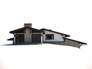 cottage house Modèle 3D