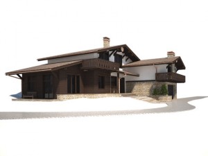 cottage house Modèle 3D