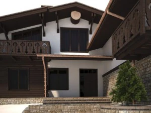 cottage house 3D Model