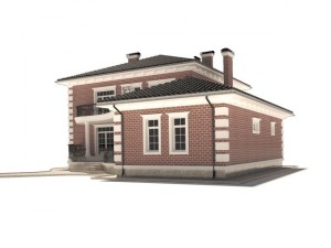 cottage house 3Dモデル