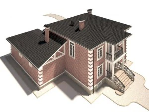 cottage house 3D Model