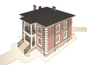 cottage house 3Dモデル