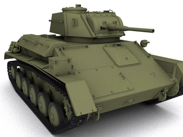 t 80 tank 3D Model .c4d .max .obj .3ds .fbx .stl .blend 