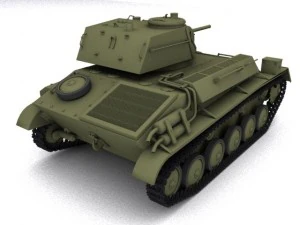 t 80 tank 3D Model