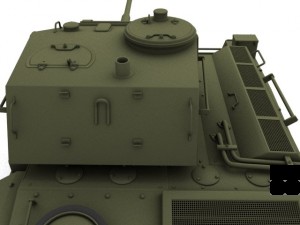 t 80 tank 3D Model