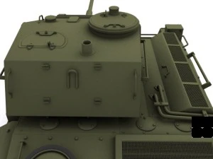 t 80 tank 3D Model