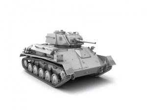 t 80 tank 3D Model