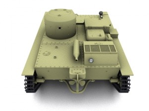 t 38 tank 3D-Modell