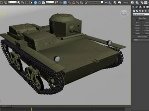 t 38 tank 3D Model
