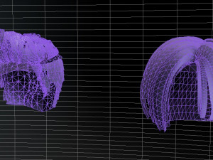 set male hairstyle 5 types 3D Model