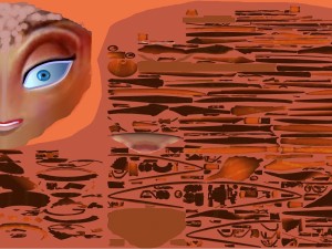 anta girl Model 3D