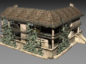 house old village 3D Model
