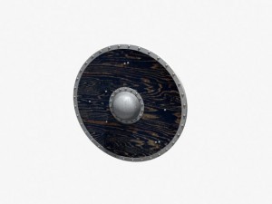 viking shield Model 3D