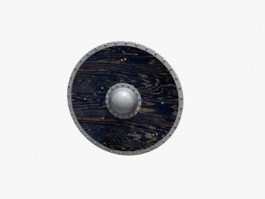 viking shield Model 3D