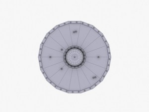viking shield Model 3D