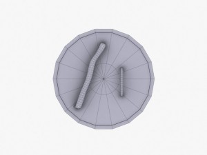 viking shield Model 3D