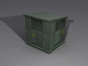 transformator cabin 3D Model