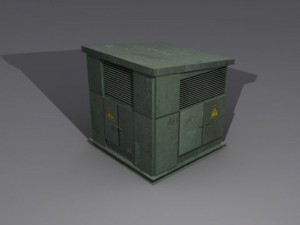 transformator cabin 3D Модель