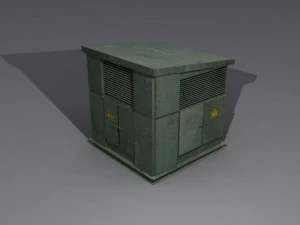 transformator cabin 3D Model