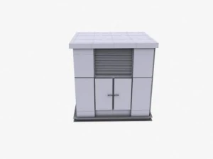 transformator cabin 3D Model