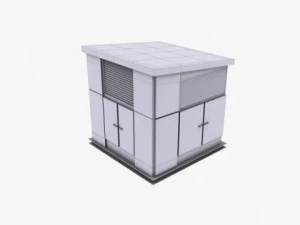 transformator cabin 3D Model