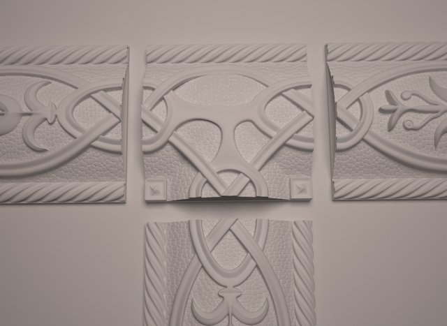 seamless pattern 3D-Druckmodell .c4d .max .obj .3ds .fbx .stl .blend 
