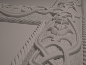 seamless pattern 3D-Druckmodell