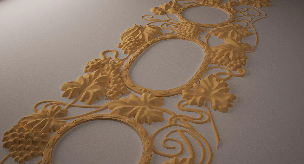 grapes decor 3D Print Model .c4d .max .obj .3ds .fbx .stl .blend 
