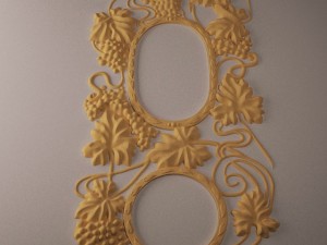 grapes decor Modello di stampa 3D