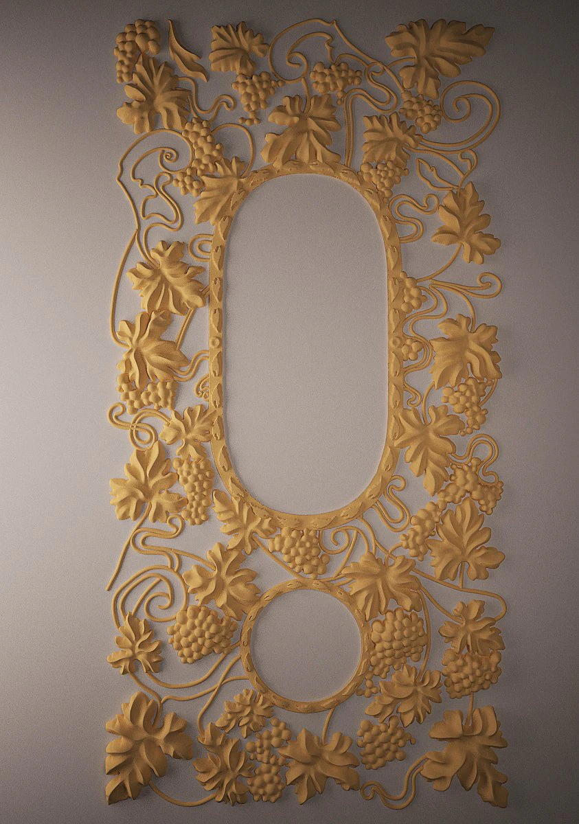 grapes decor 3D Print Model .c4d .max .obj .3ds .fbx .stl .blend 
