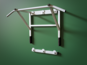pullup bar and pushup sticks 3D Model