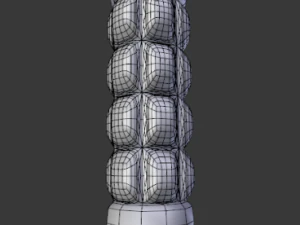 pullup bar and pushup sticks 3D Model