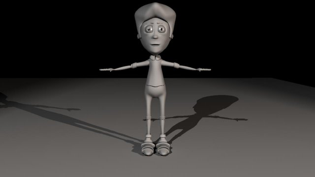 cartoon style character 3D Model .c4d .max .obj .3ds .fbx .stl .blend 