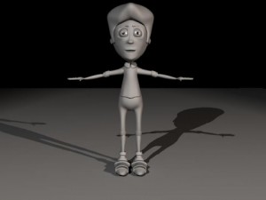 cartoon style character 3D Model