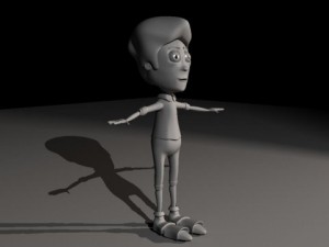 cartoon style character 3D Model