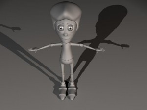 cartoon style character 3D Model