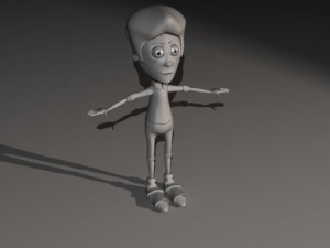 cartoon style character 3D Model