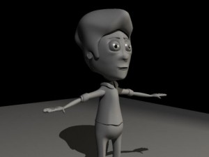 cartoon style character 3D Model