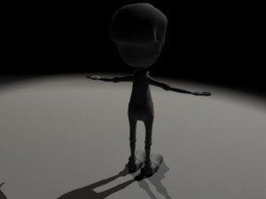 cartoon style character 3D Model