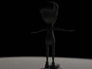 cartoon style character 3D Model