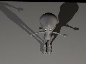 cartoon style character 3D Model