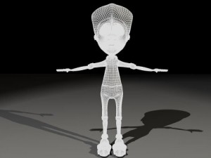 cartoon style character 3D Model