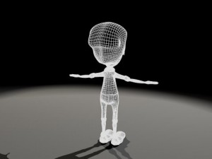 cartoon style character 3D Model