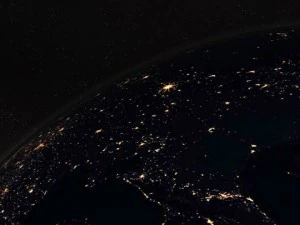 ночь земля 3D Модель