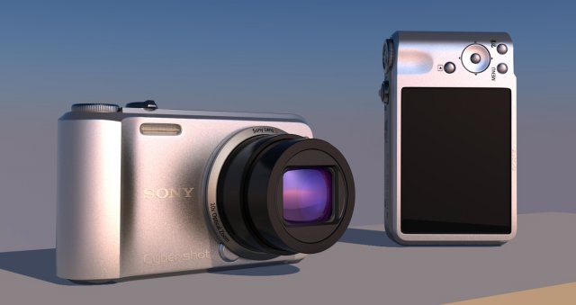 sony camera Modello 3D .c4d .max .obj .3ds .fbx .stl .blend 