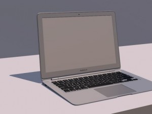 notebook 3D Model