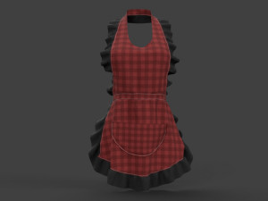 kitchen apron Modello 3D