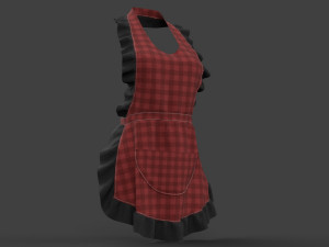 kitchen apron Modello 3D